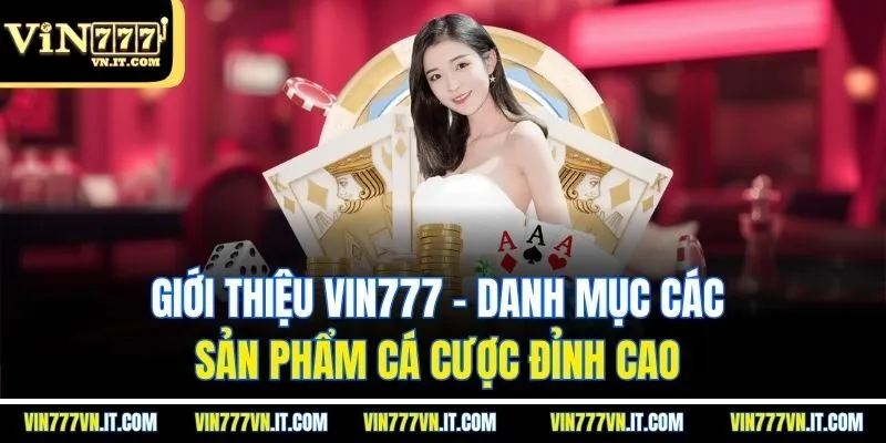 Giới thiệu vin777 - danh mục các sản phẩm cá cược đỉnh cao